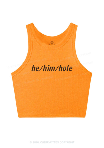 He Him Hole Pride Y2K Crop Tank Top Cherrykitten