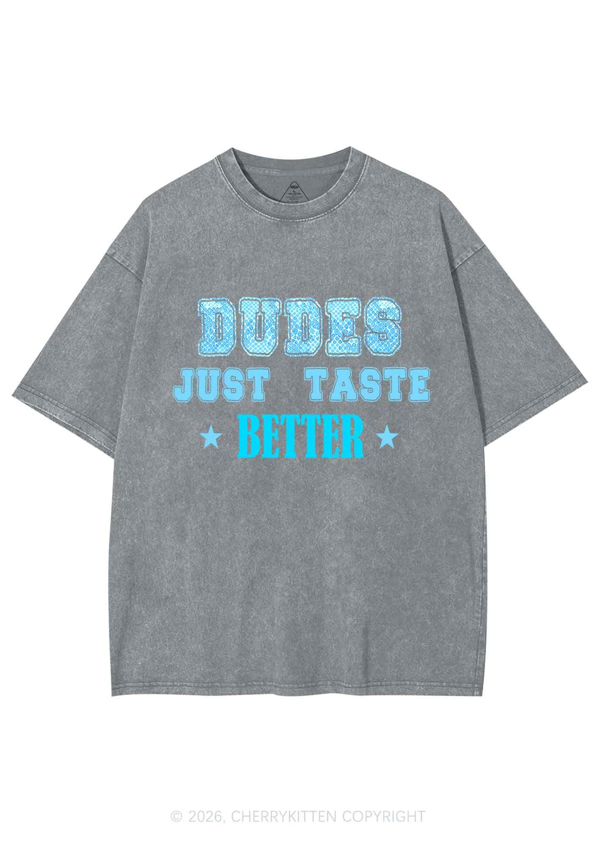 Dudes Just Taste Better Pride Y2K Shirts Washed Tee Cherrykitten