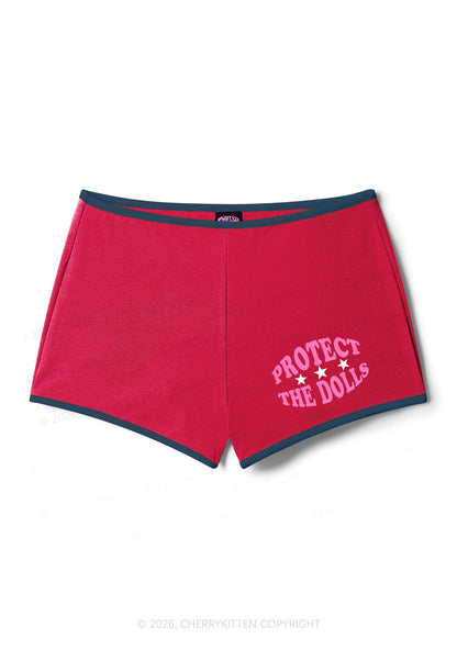 Protect The Dolls Pride Y2K Booty Shorts Cherrykitten