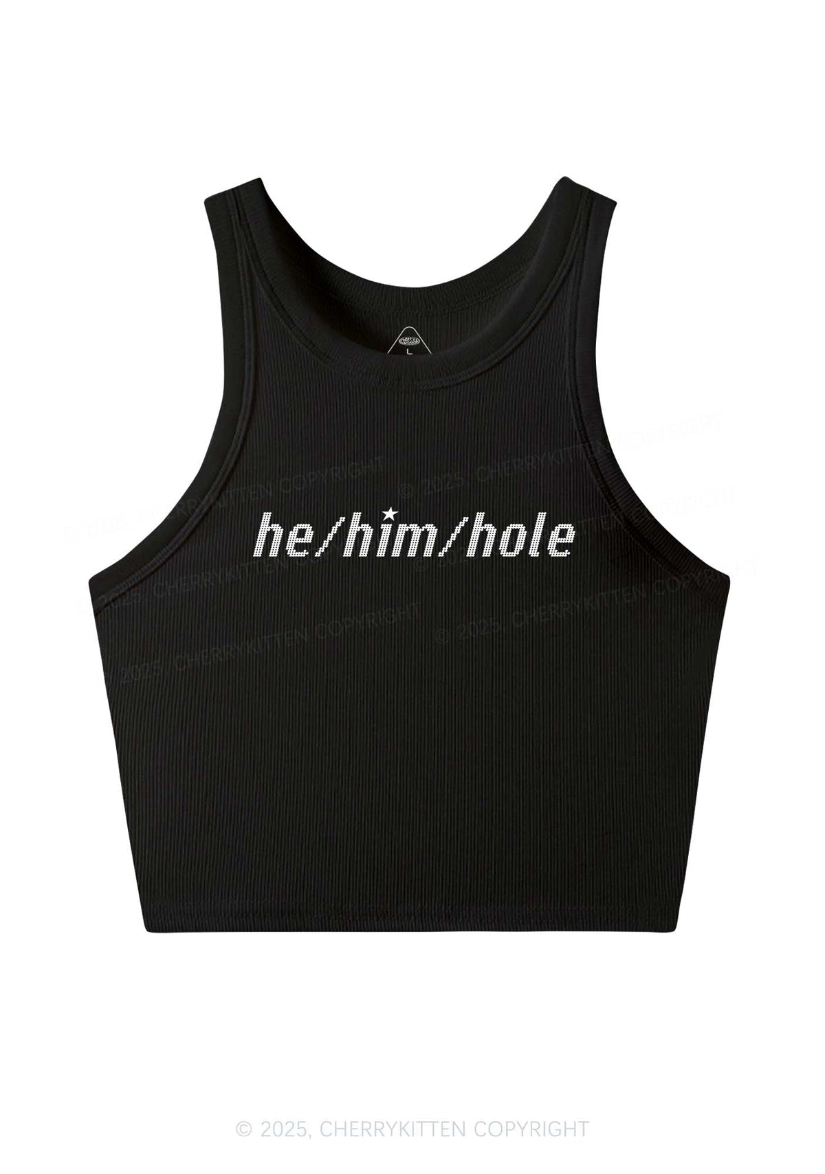 He Him Hole Pride Y2K Crop Tank Top Cherrykitten