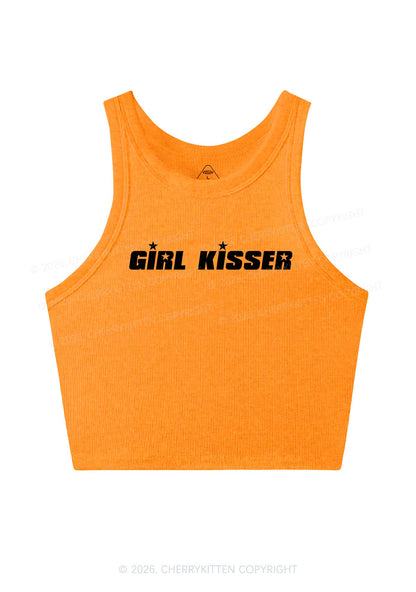 Girl Kisser Star Y2K Crop Tank Top Cherrykitten