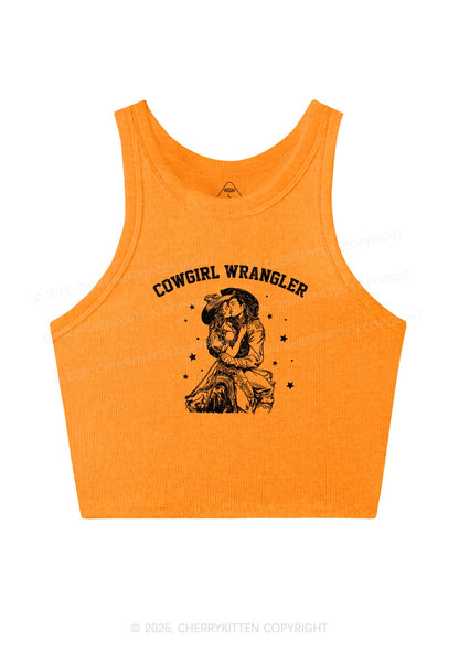 Cowgirl Wrangler Y2K Crop Tank Top Cherrykitten