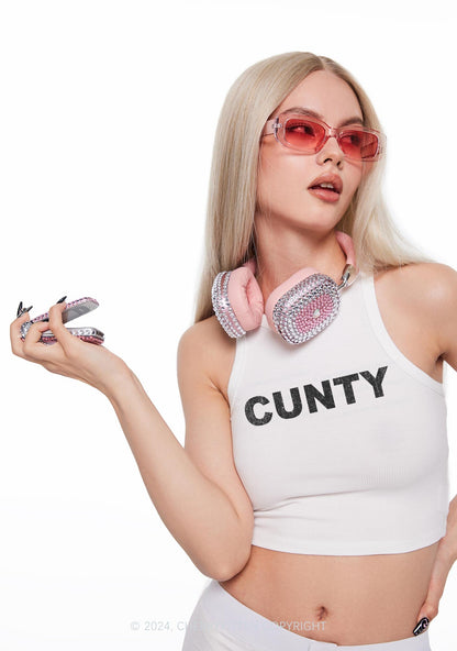 Cunty Y2K Crop Tank Top Cherrykitten