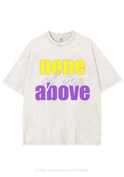 None Of The Above Pride Y2K Shirts Washed Tee Cherrykitten