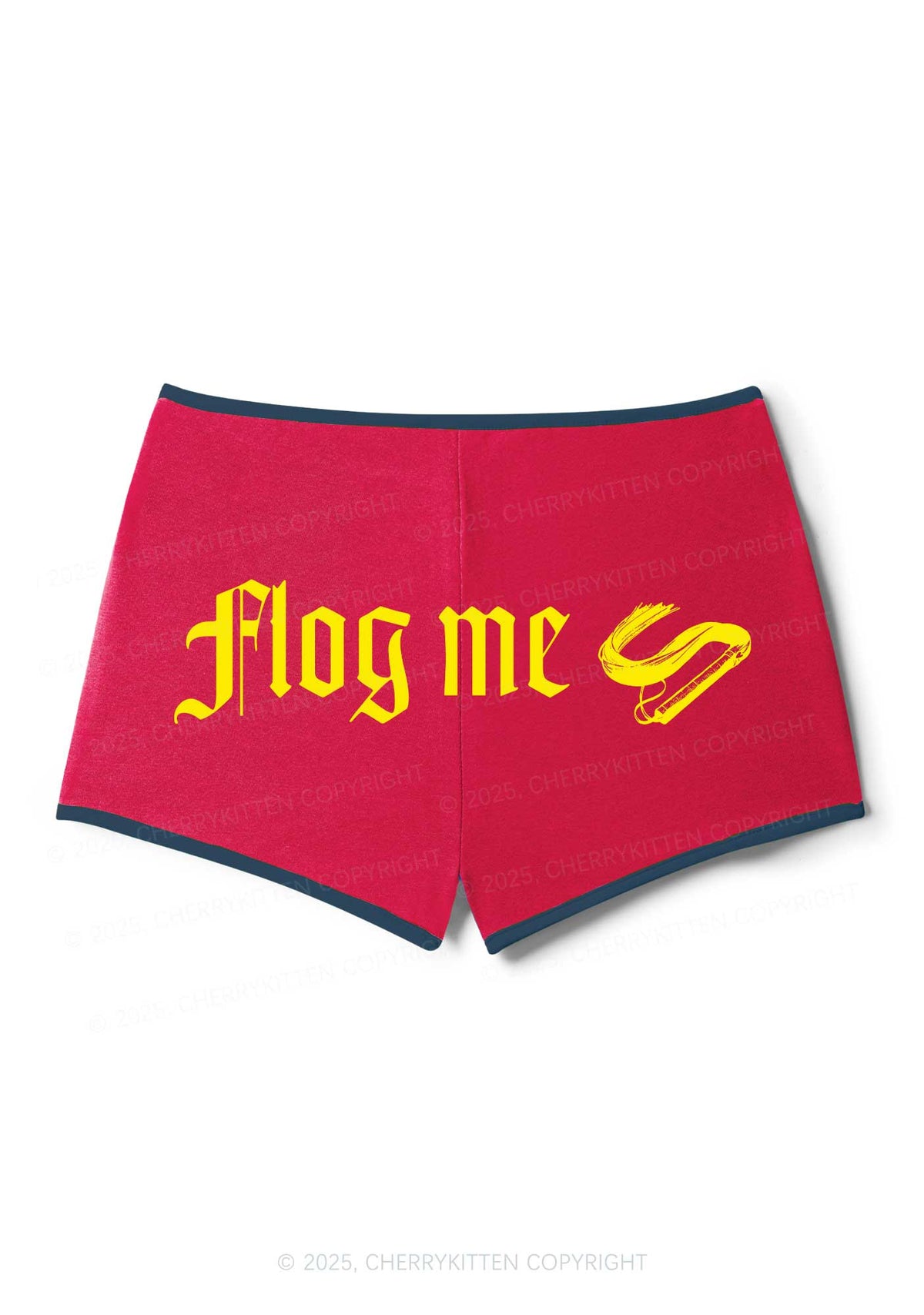 Flog Me Y2K Booty Shorts Cherrykitten