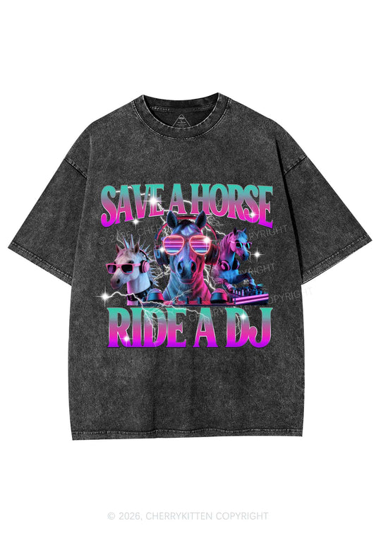 Save DJ Horse Y2K Shirts Washed Tee Cherrykitten
