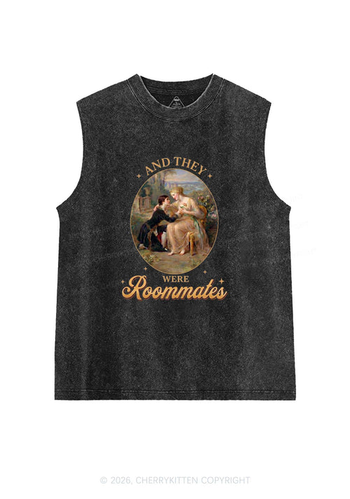 They Were Roommates Pride Y2K Washed Muscle Tank Cherrykitten