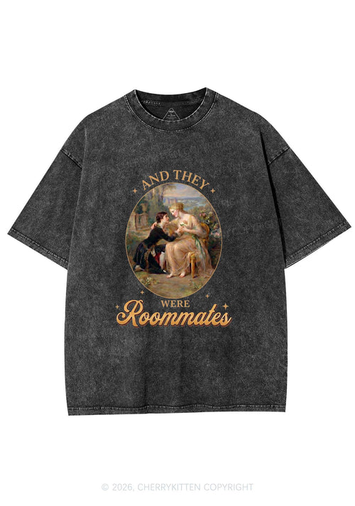 They Were Roommates Pride Y2K Shirts Washed Tee Cherrykitten