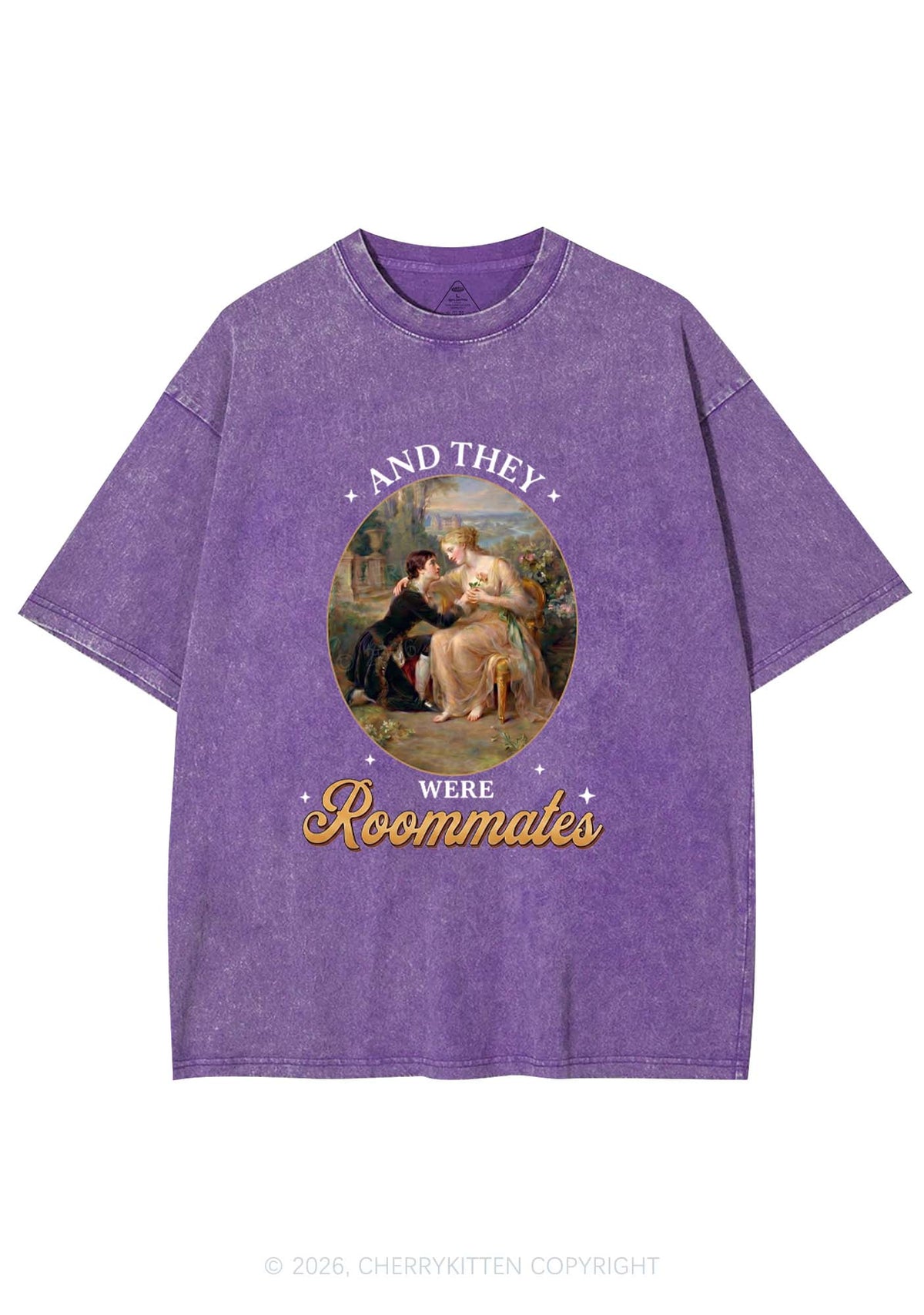 They Were Roommates Pride Y2K Shirts Washed Tee Cherrykitten
