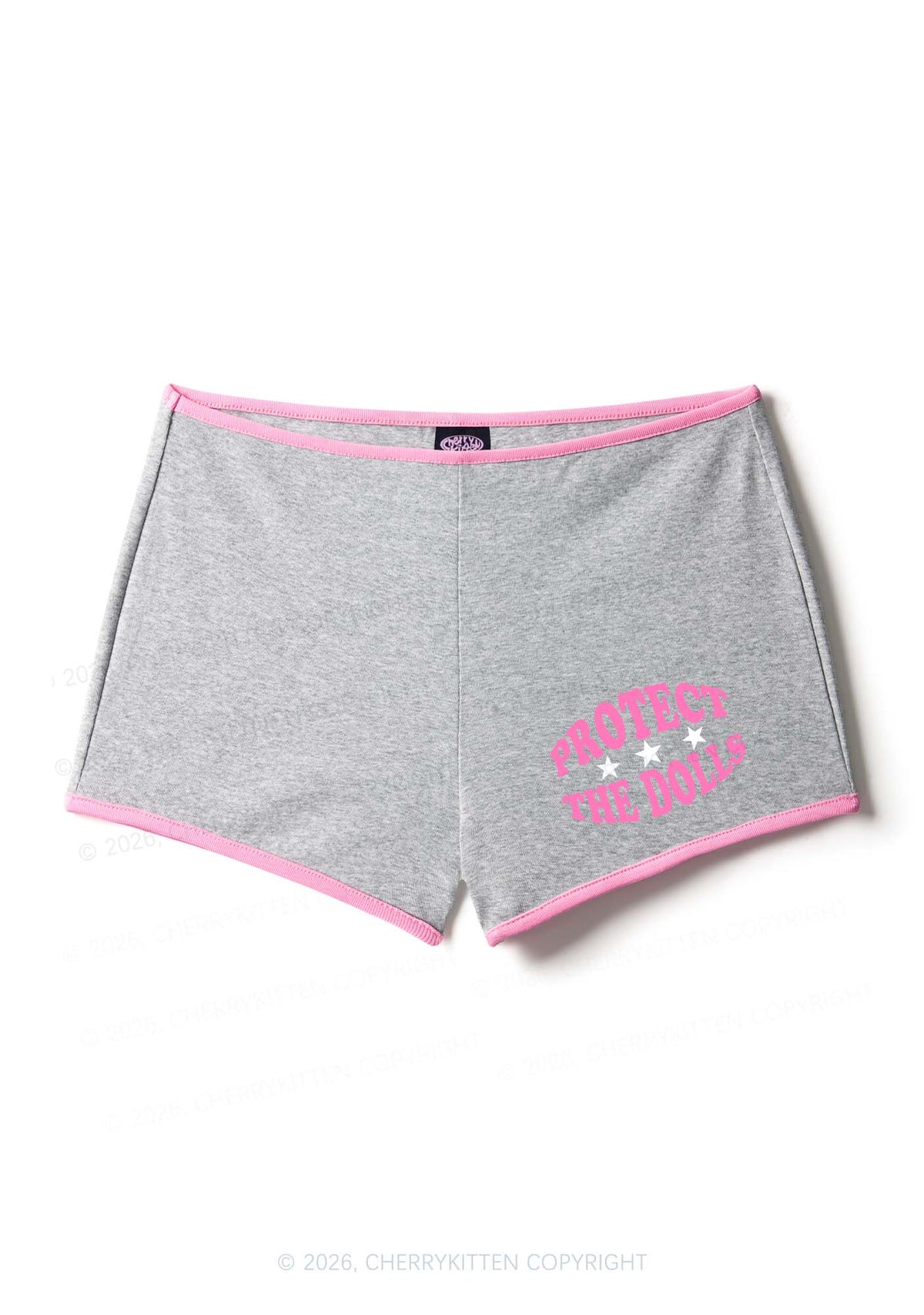 Protect The Dolls Pride Y2K Booty Shorts Cherrykitten
