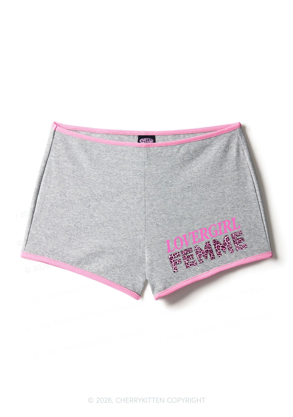 Lovergirl Femme Pride Y2K Booty Shorts Cherrykitten