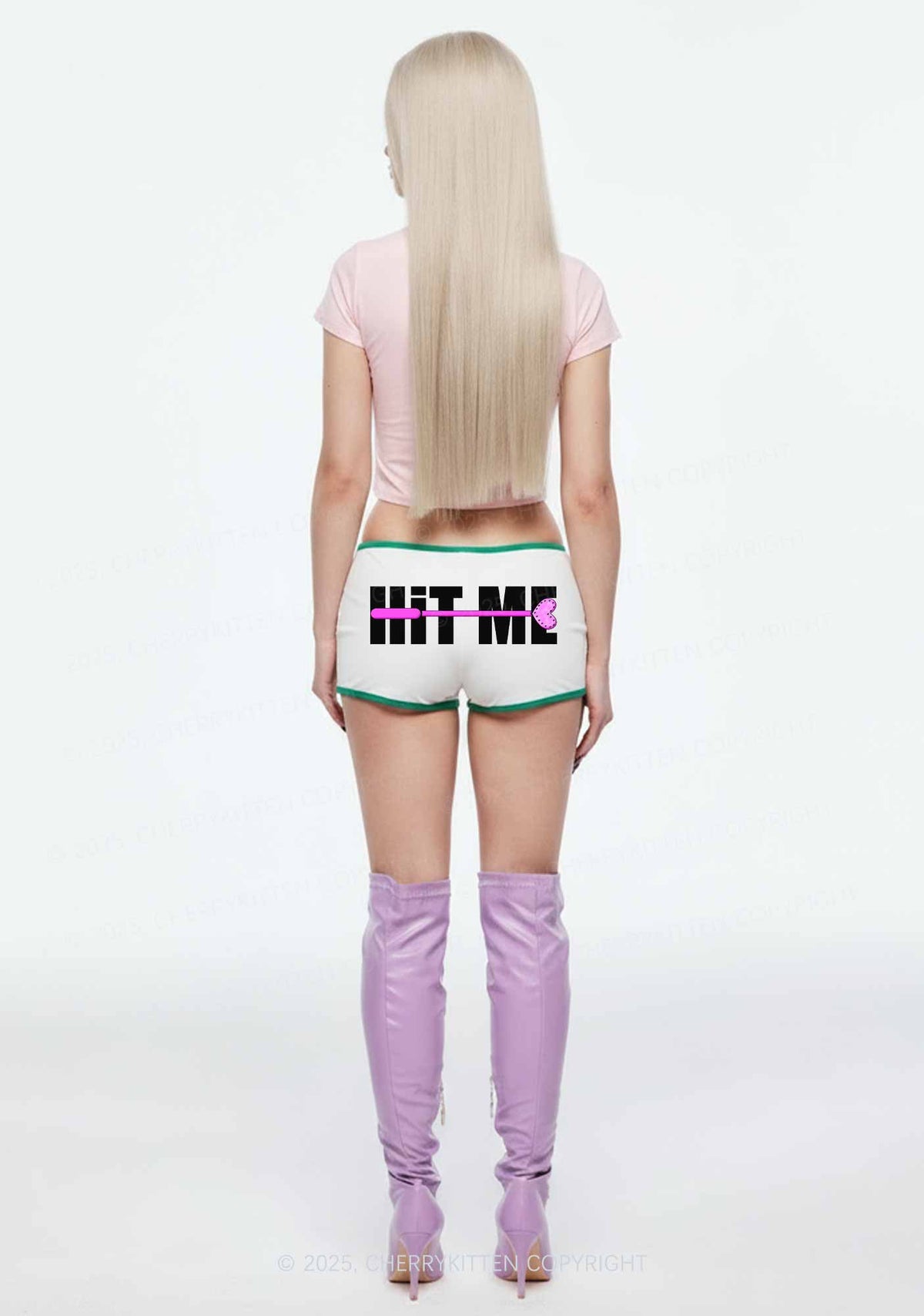 Hit Me Y2K Booty Shorts Cherrykitten