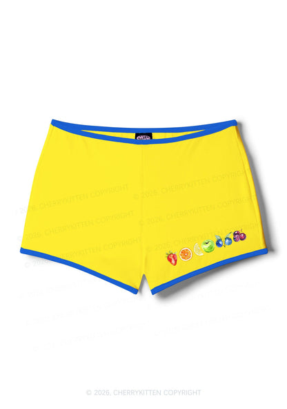 Six Fruity Pride Y2K Booty Shorts Cherrykitten