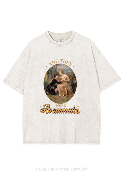 They Were Roommates Pride Y2K Shirts Washed Tee Cherrykitten