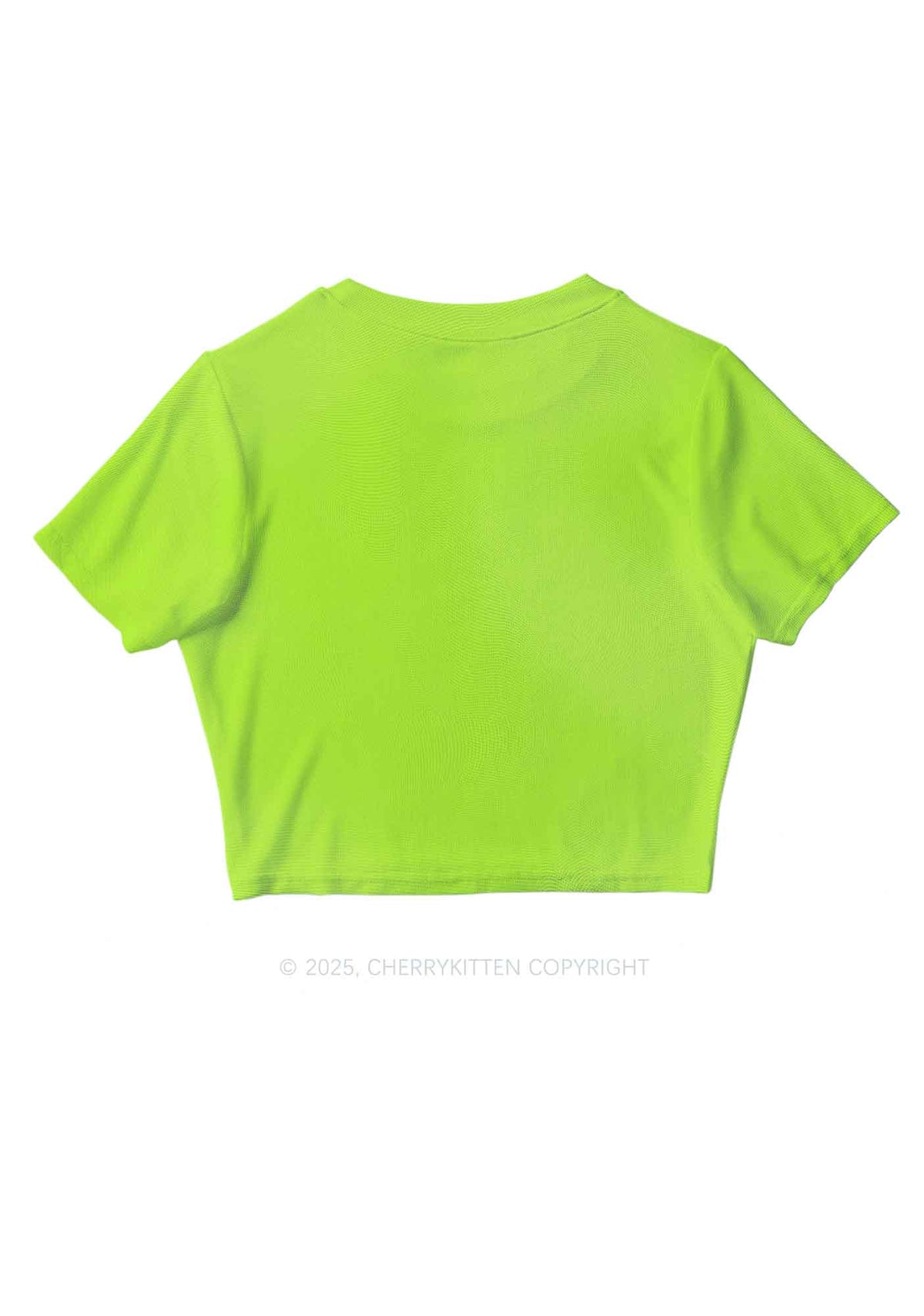 Brat Summer Y2K Mesh Crop Top Cherrykitten