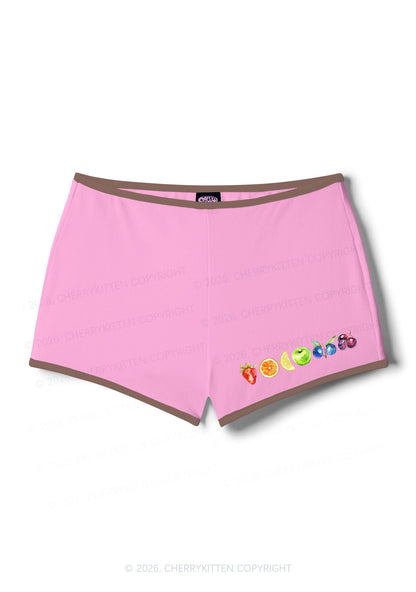 Six Fruity Pride Y2K Booty Shorts Cherrykitten