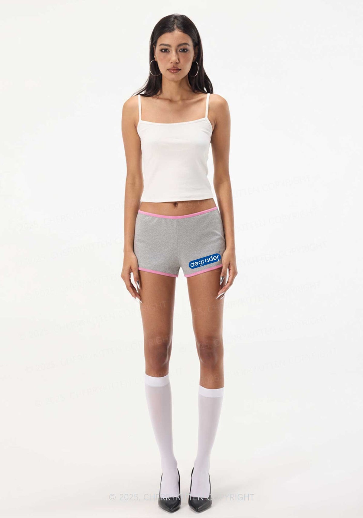 Degrader Y2K Booty Shorts Cherrykitten