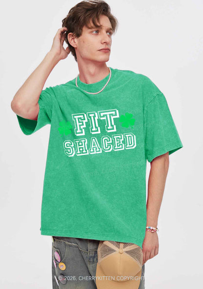 Fit Shaced St Patricks Y2K Shirts Washed Tee Cherrykitten