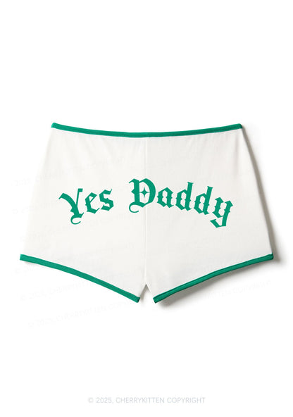Yes Daddy Goth Y2K Booty Shorts Cherrykitten