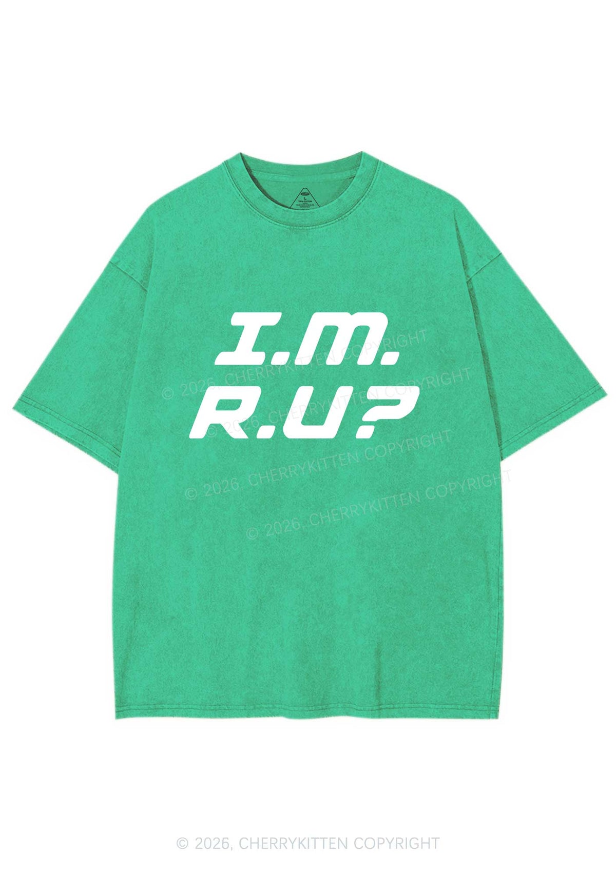 Im Ru Pride Y2K Shirts Washed Tee Cherrykitten