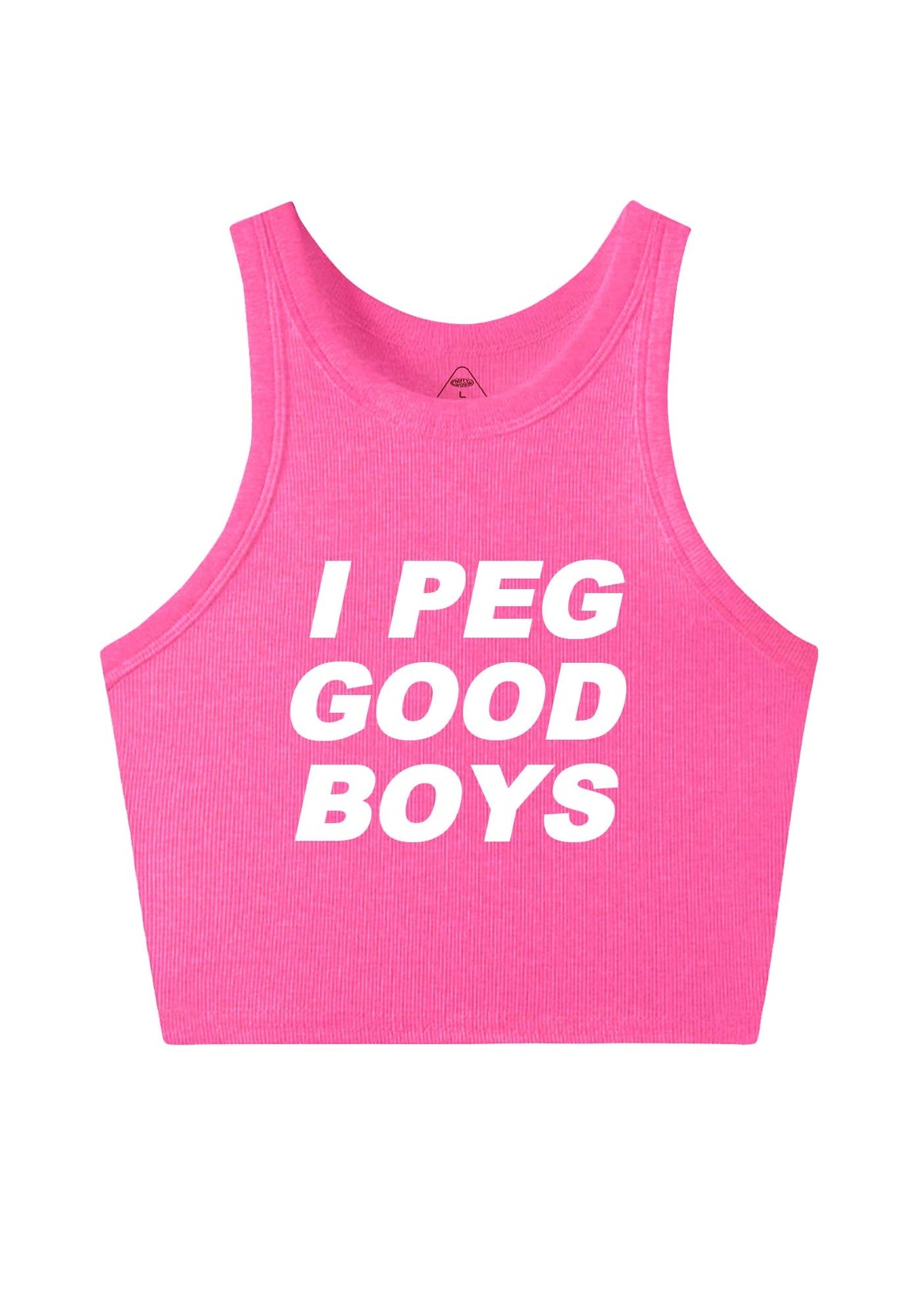 I Peg Good Boys Y2K Crop Tank Top Cherrykitten