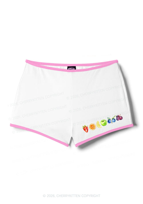 Six Fruity Pride Y2K Booty Shorts Cherrykitten