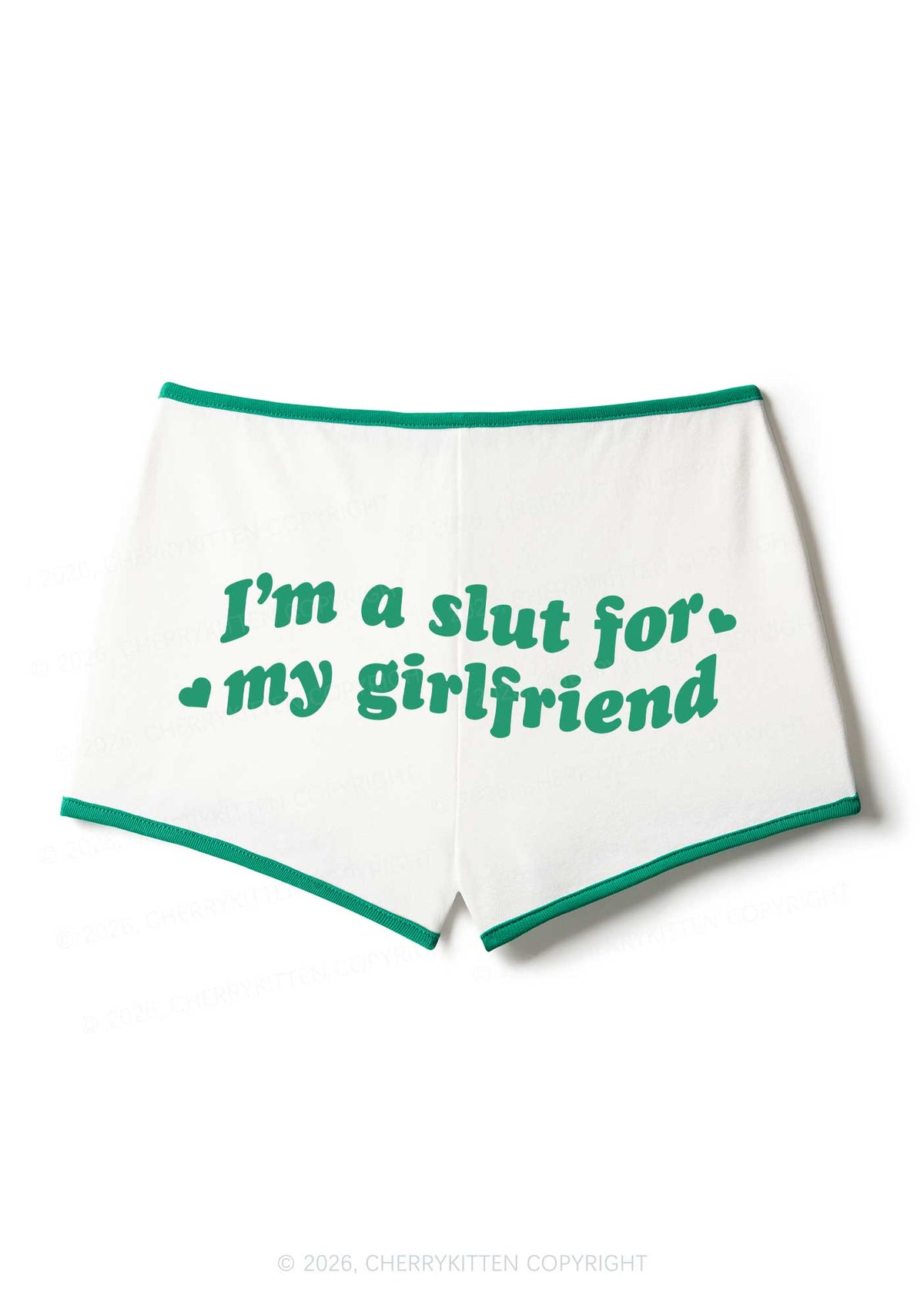 Slxt For My GF Valentine's Day Y2K Booty Shorts Cherrykitten