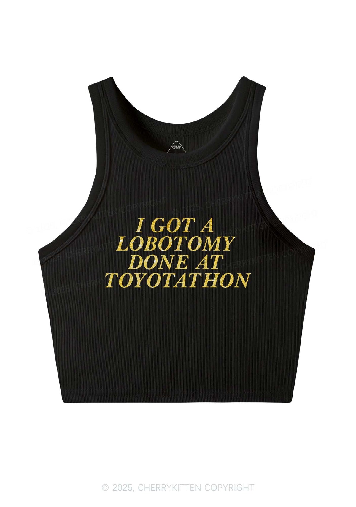 Glitter Lobotomy At Toyotathon Y2K Crop Tank Top Cherrykitten