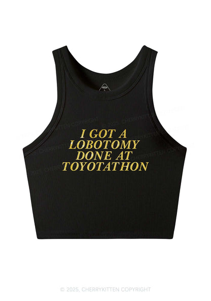 Glitter Lobotomy At Toyotathon Y2K Crop Tank Top Cherrykitten