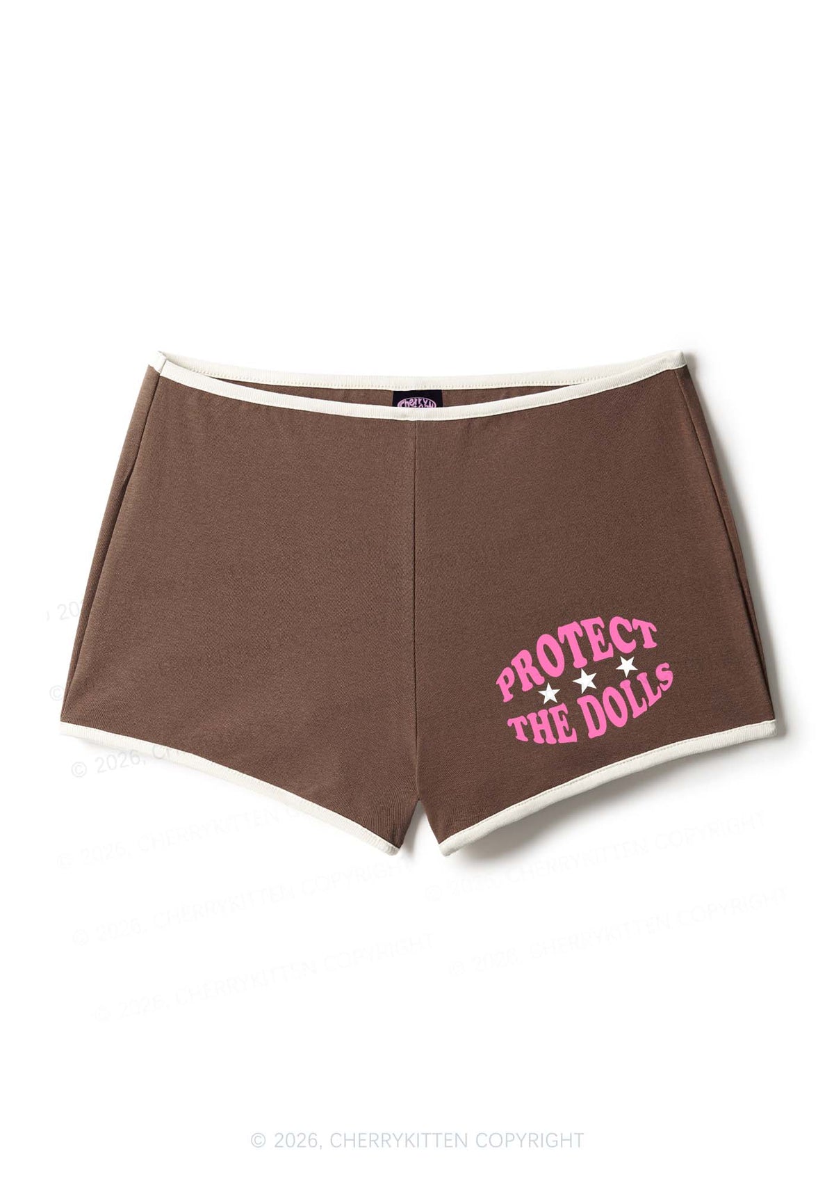 Protect The Dolls Pride Y2K Booty Shorts Cherrykitten