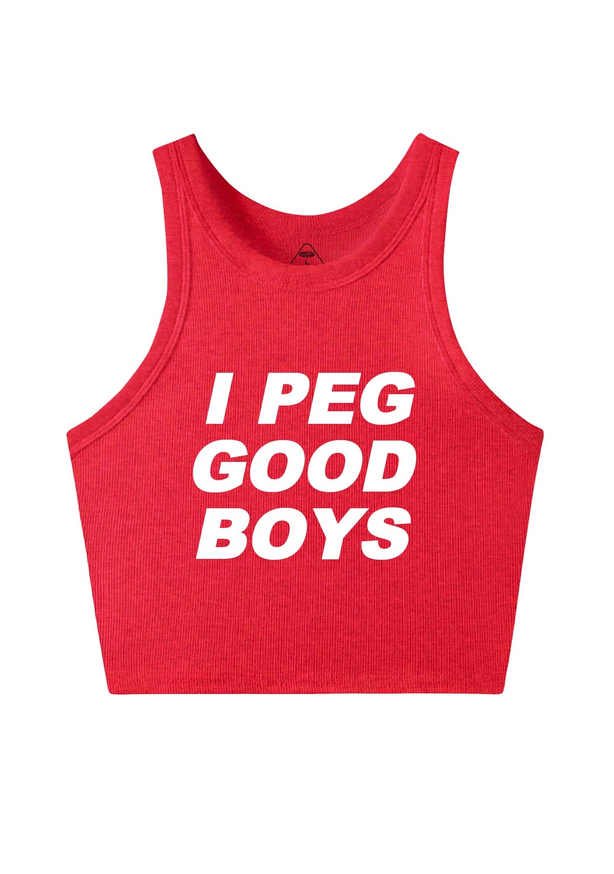 I Peg Good Boys Y2K Crop Tank Top Cherrykitten