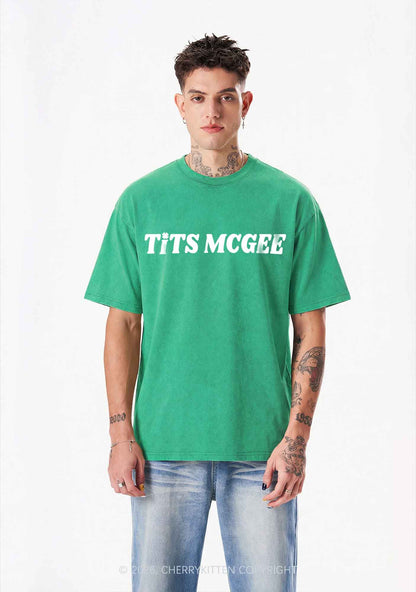 Txts Mcgee St Patricks Y2K Shirts Washed Tee Cherrykitten