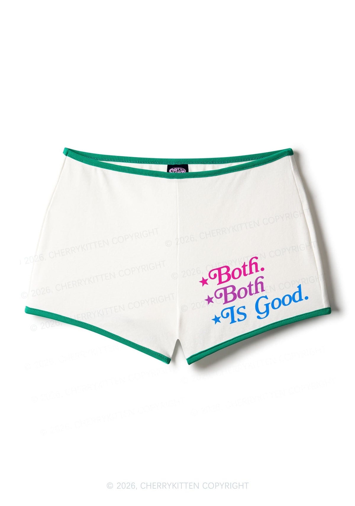 Both Is Good Pride Y2K Booty Shorts Cherrykitten