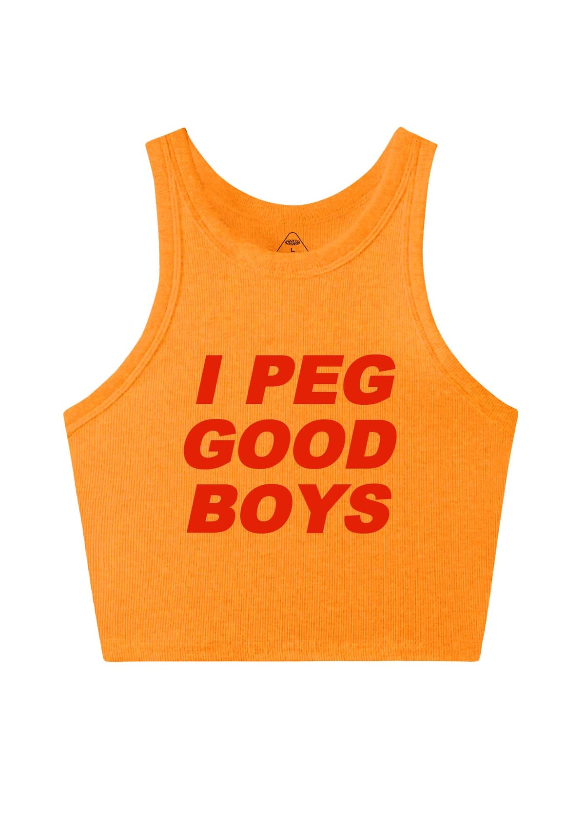 I Peg Good Boys Y2K Crop Tank Top Cherrykitten