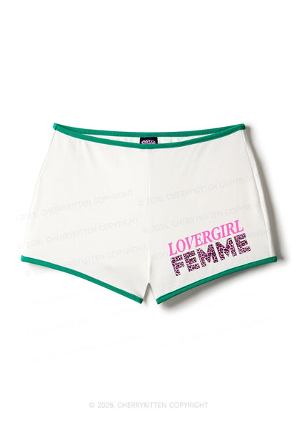 Lovergirl Femme Pride Y2K Booty Shorts Cherrykitten