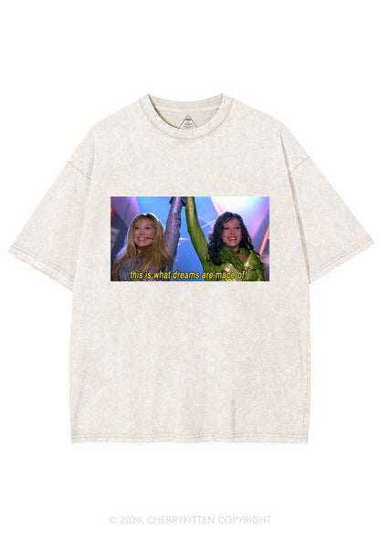 This Is What Dreams Are Y2K Shirts Washed Tee Cherrykitten