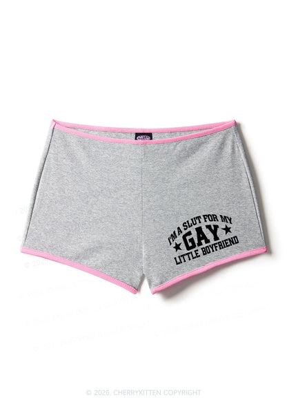 Im A Slxt For My Gay BF Pride Y2K Booty Shorts Cherrykitten