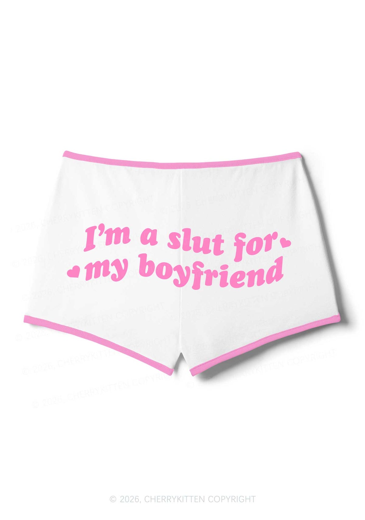 Slxt For My BF Valentine's Day Y2K Booty Shorts Cherrykitten