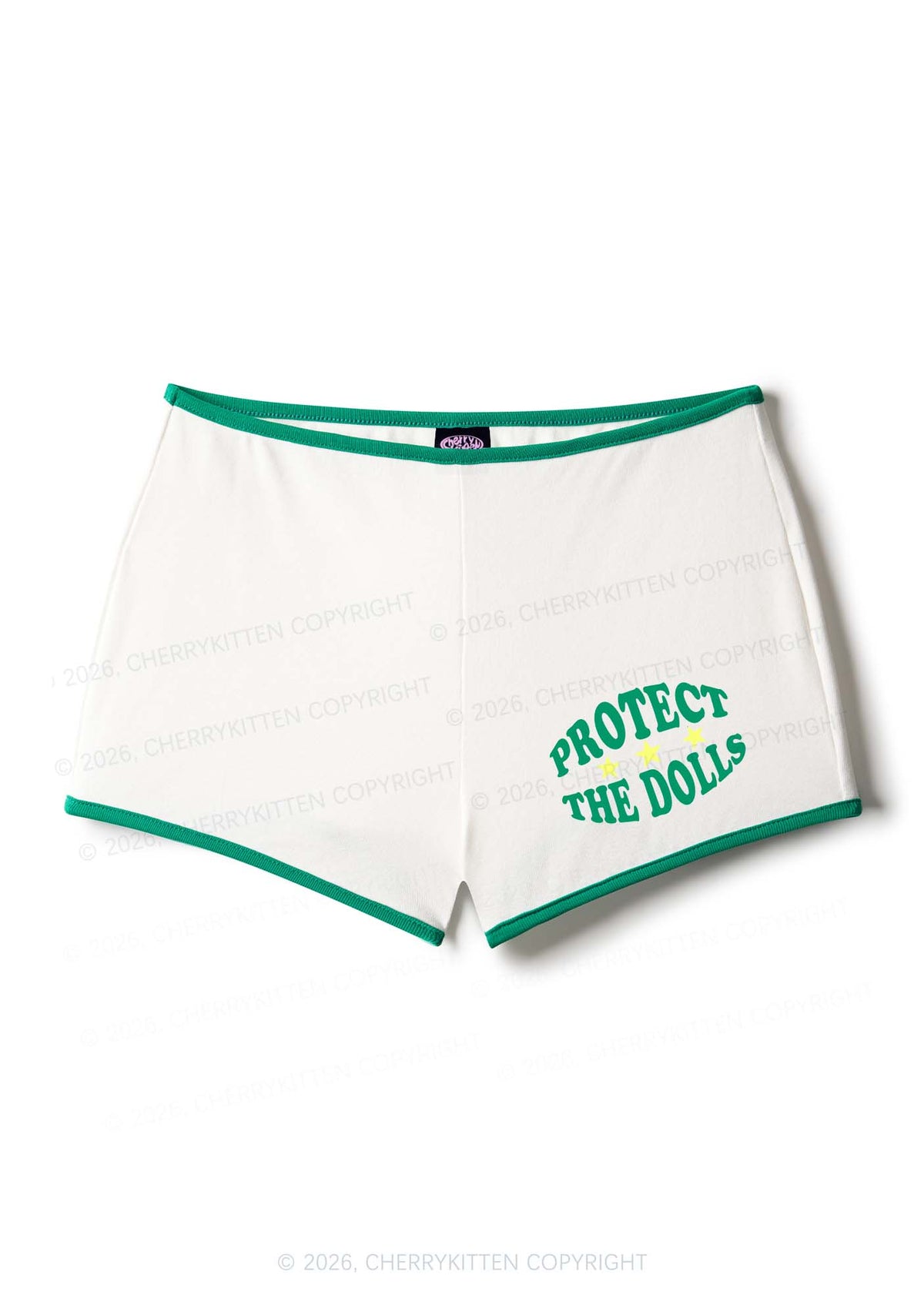 Protect The Dolls Pride Y2K Booty Shorts Cherrykitten