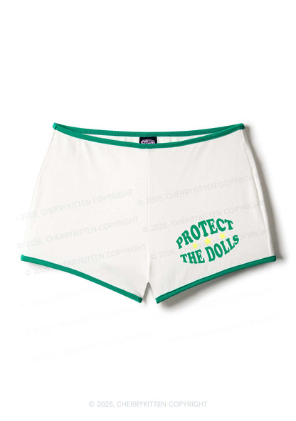 Protect The Dolls Pride Y2K Booty Shorts Cherrykitten
