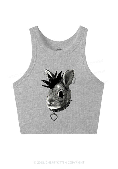 Custom Punk Pet Y2K Crop Tank Top Cherrykitten