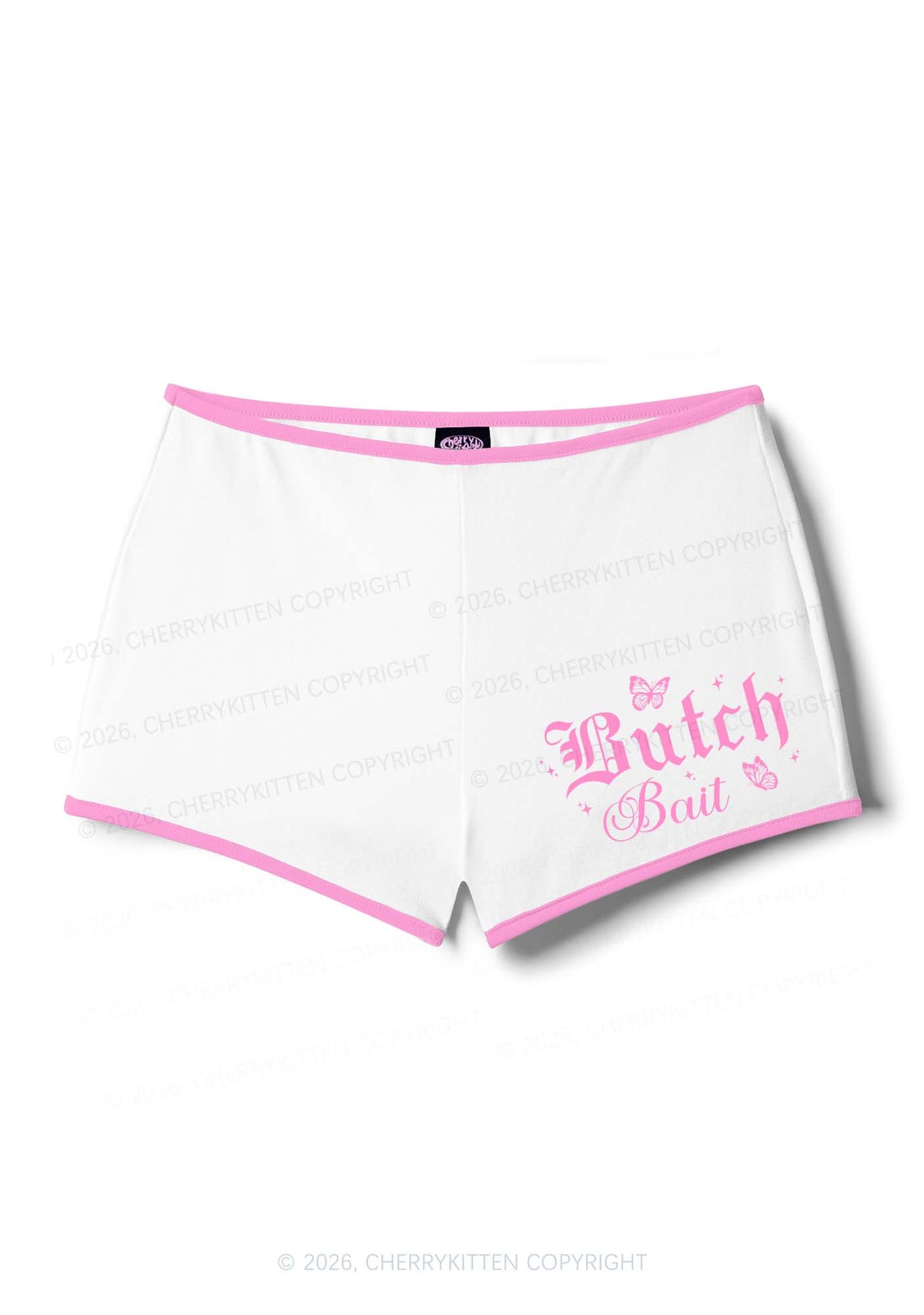 Butch Bait Pride Y2K Booty Shorts Cherrykitten