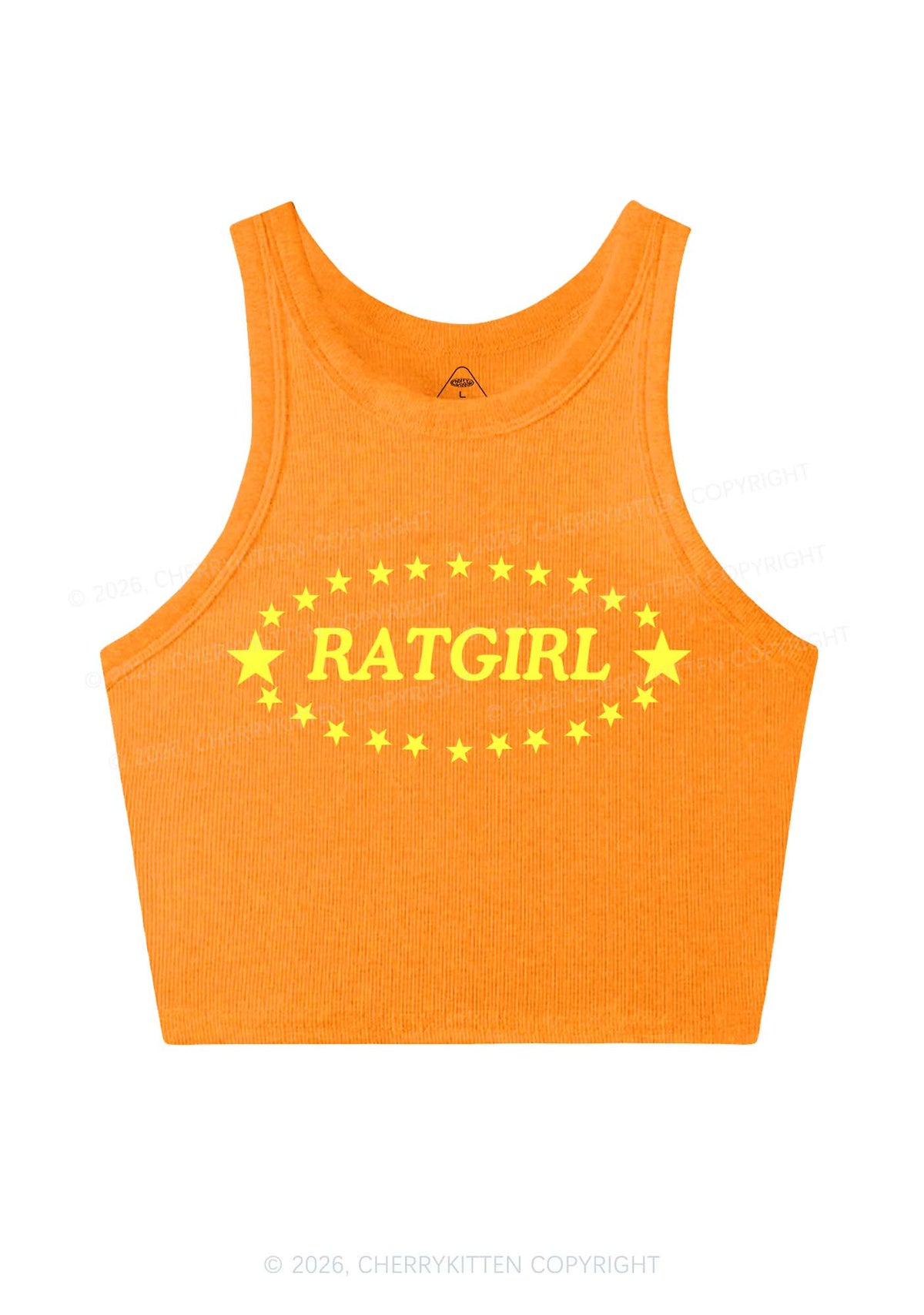 Ratgirl Star Y2K Crop Tank Top Cherrykitten
