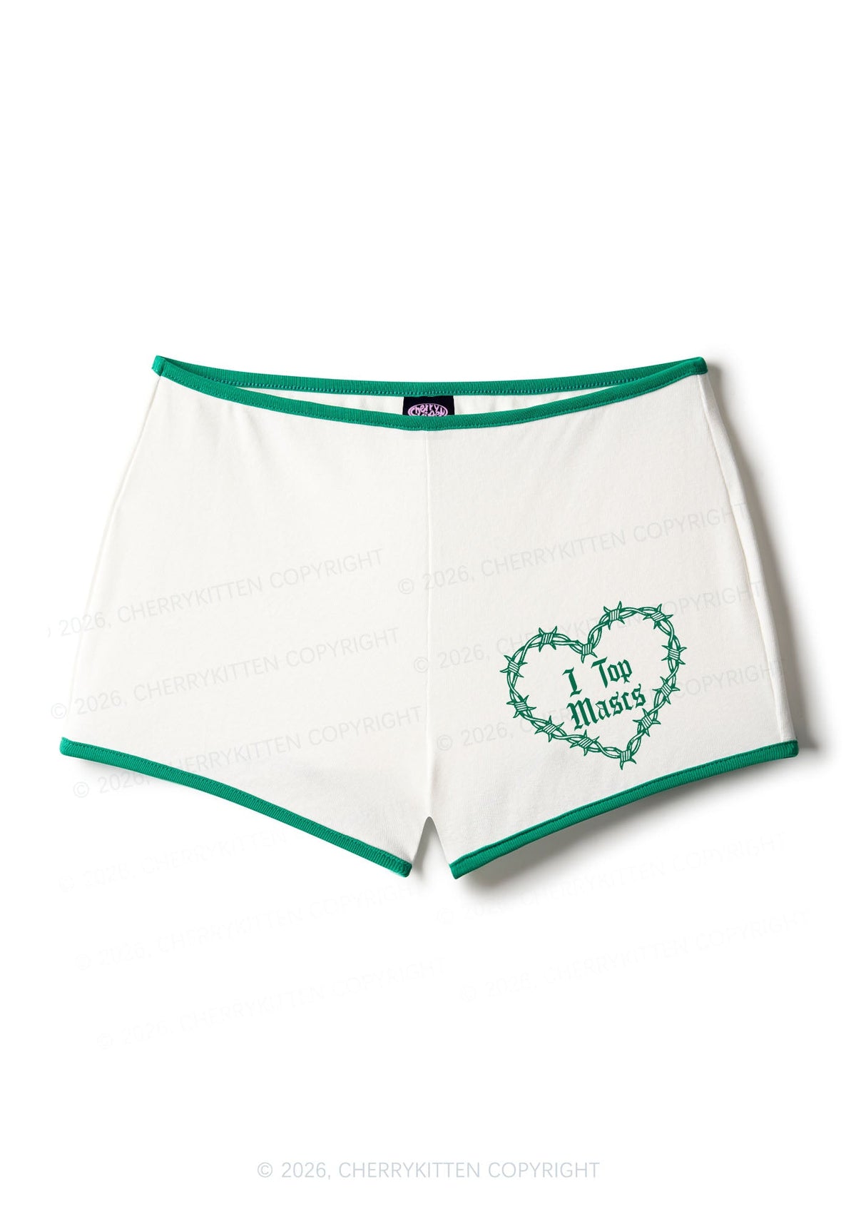 I Top Mascs Pride Y2K Booty Shorts Cherrykitten